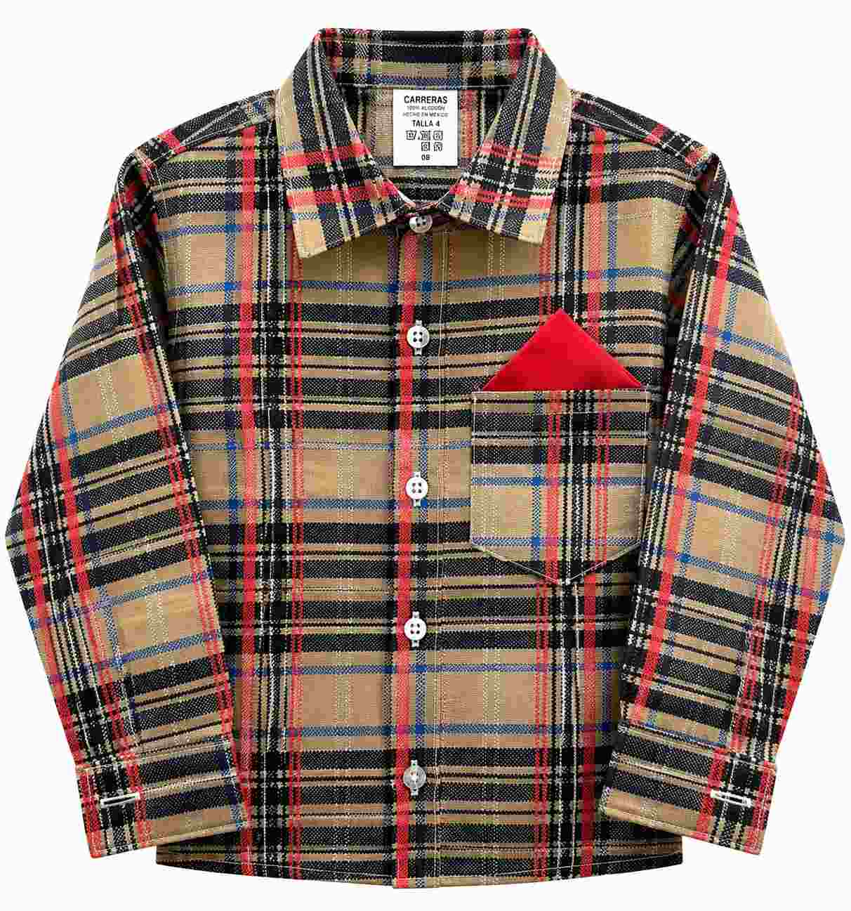 CAMISA JUNINA XADREZ INFANTIL  REF 421